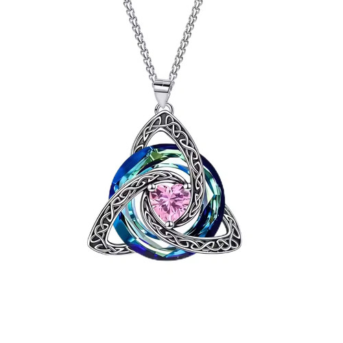 Birthstone celtic trinity - trinity, knot