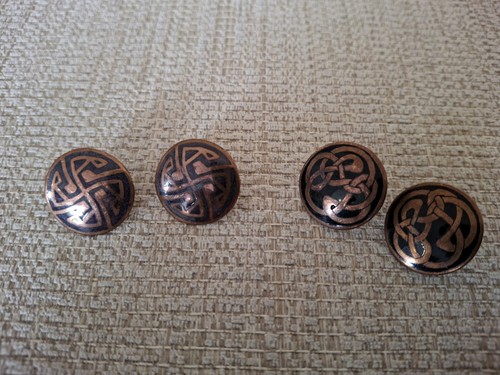 Pair vintage 1970s copper - pair, of