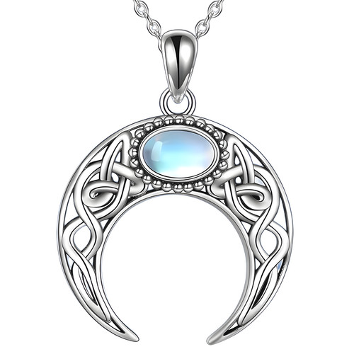 Celtic crescent moon - crescent,