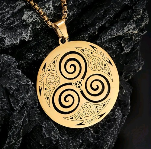 Celtic necklace triskelion - celtic,