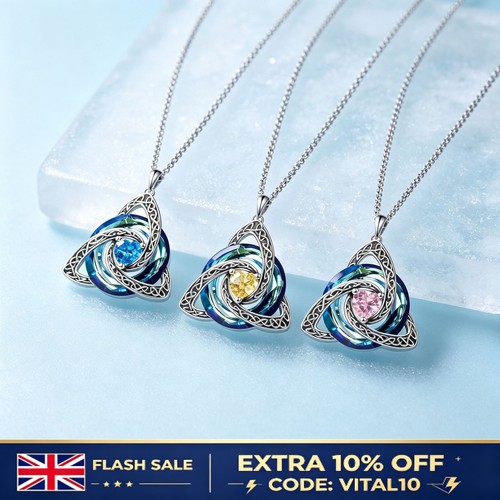 Birthstone celtic trinity - celtic, knot