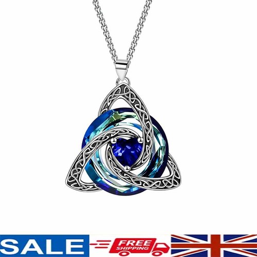 Birthstone celtic trinity knot - celtic,