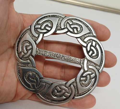 Celtic endless knot scarf ring - endless,