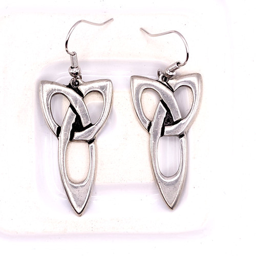Vintage celtic knot earrings - vintage,