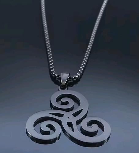 Celtic necklace triskelion - celtic,