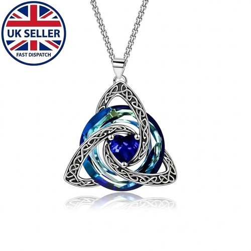 Birthstone celtic trinity knot - celtic,
