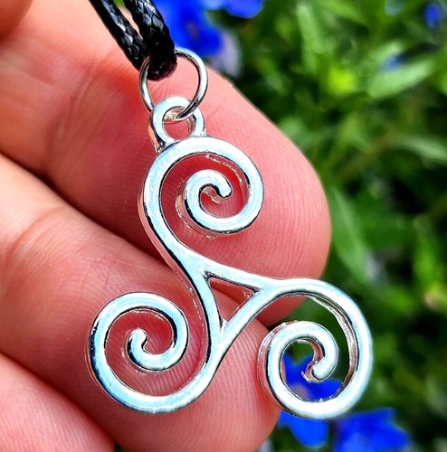 Triskele pendant necklace - triskele,