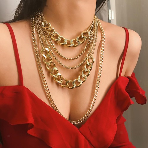 Women layered gold chain - women\\\'s,