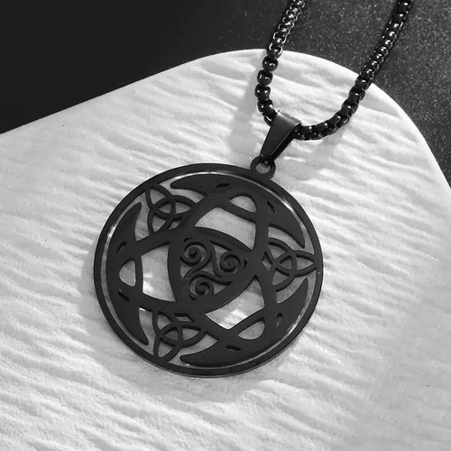 Celtic necklace triskelion - celtic,