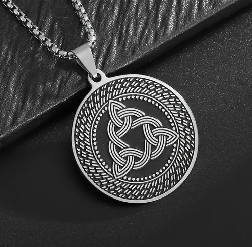 Celtic knot necklace - knot,