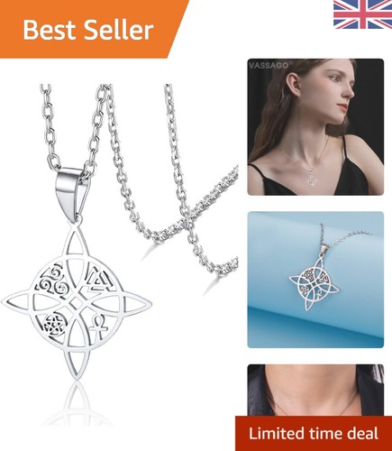 Witches knot celtic pendant - knot,