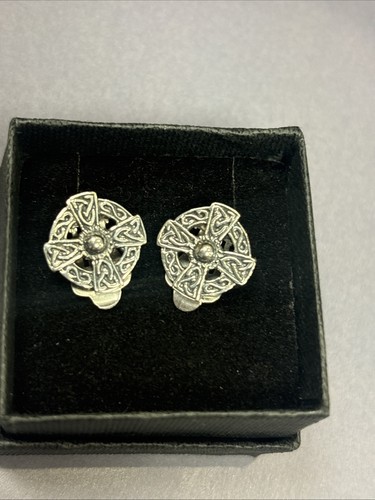 Iona silver celtic cross - celtic,