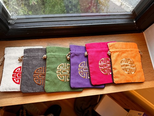 Celtic cloth bags - x,