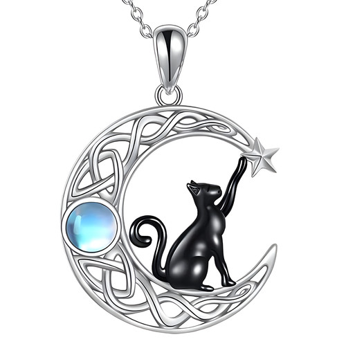 Crescent moon cat - crescent,
