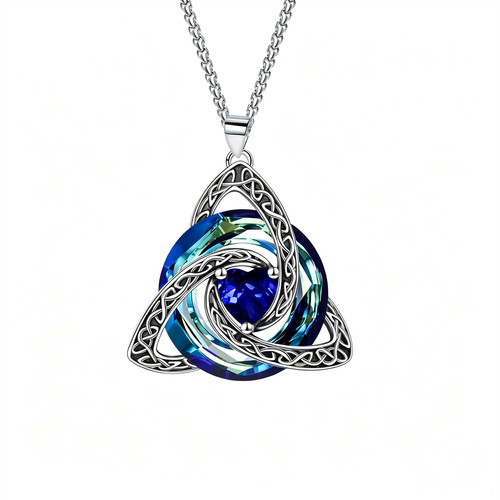 Birthstone celtic trinity - celtic,