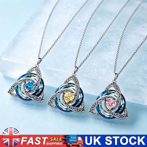 Birthstone celtic trinity knot - birthstone,