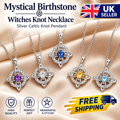 Necklace mystical birthstone - necklace,