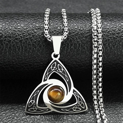 Birthstone celtic trinity - trinity, knot