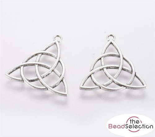 Large celtic knot charms - large,