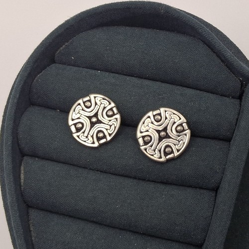 Justin celtic stud earrings - celtic,