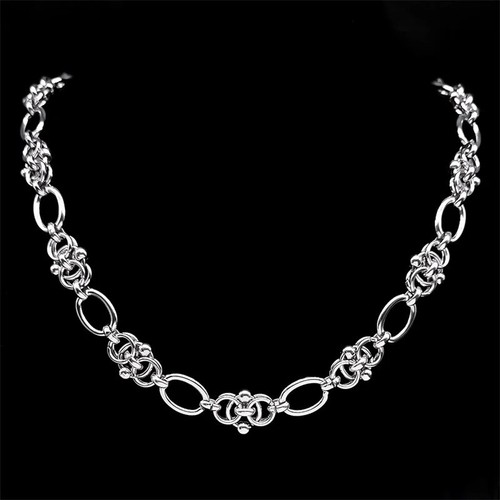 Silver celtic knot - silver, link
