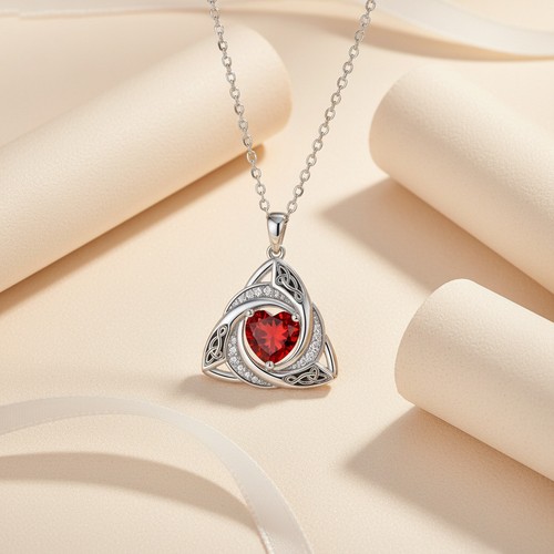 Birthstone celtic trinity - birthstone,