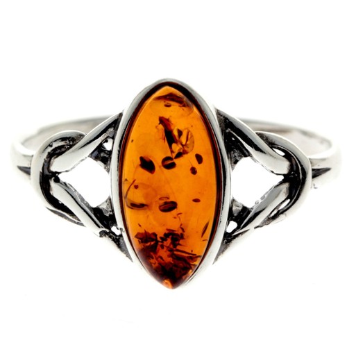 Cognac baltic amber 925 - cognac,