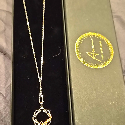 Celtic cariad necklace awen - cariad,