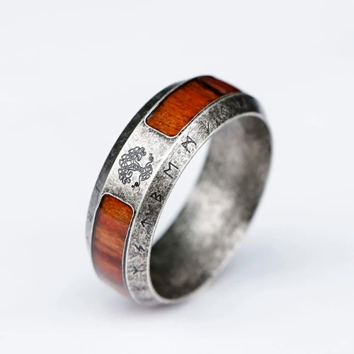 Mens viking tree life - life, ring