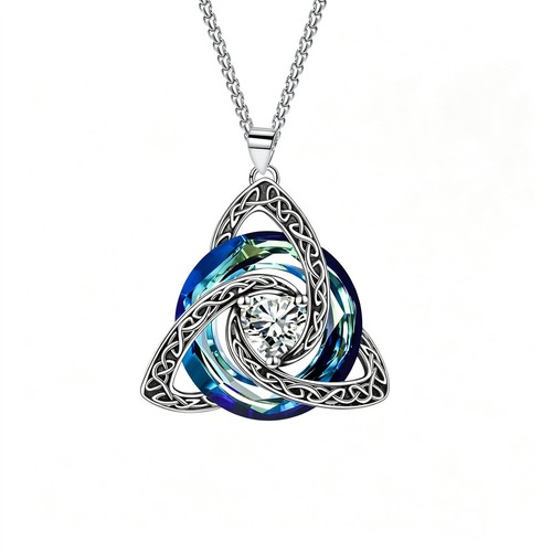 1pc birthstone celtic - birthstone, trinity