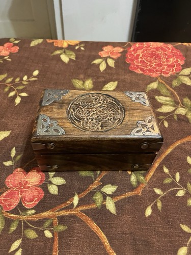 Vintage carved wood celtic - vintage,