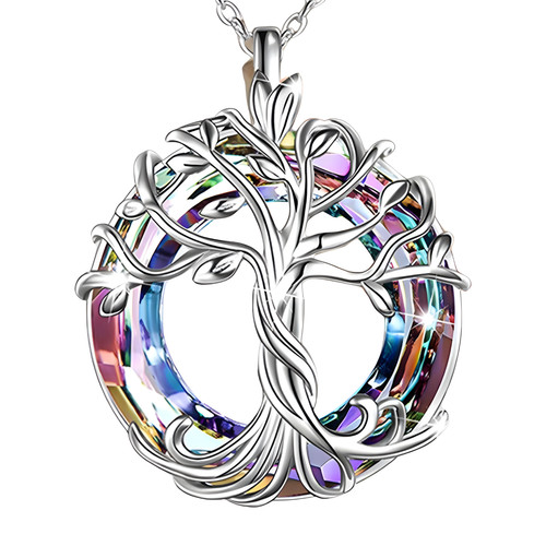 Silver celtic tree life - tree, of
